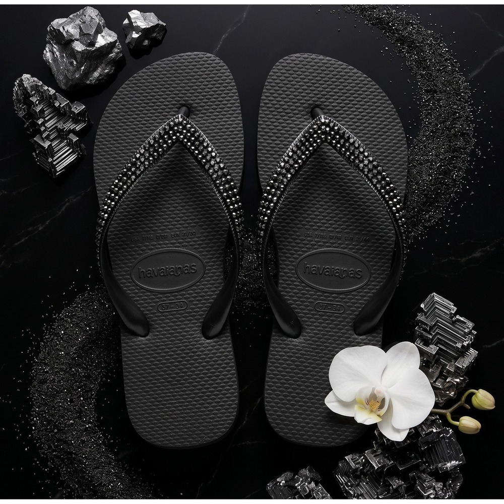 EXCLUSIVE! W's 7/8 Swarovski x Havaianas Crystal flip flops sandals | TPLX0005